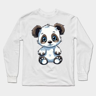 Cuteness overload with this adorable baby panda cartoon Long Sleeve T-Shirt